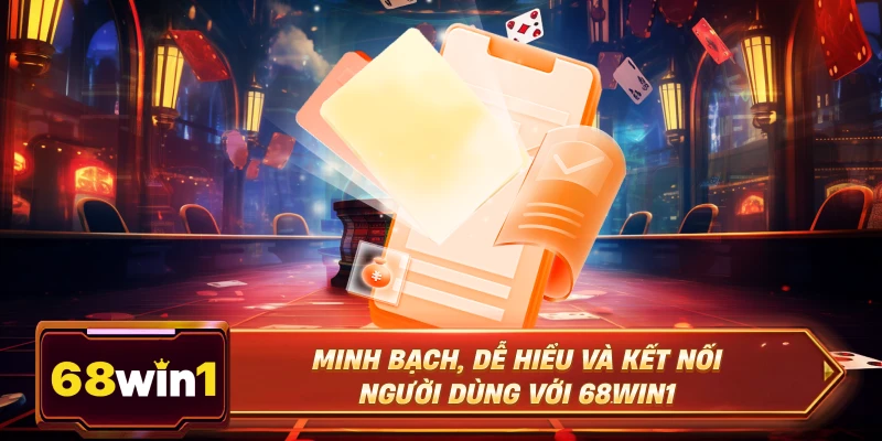 Minh bạch, dễ hiểu và kết nối người dùng với 68win1